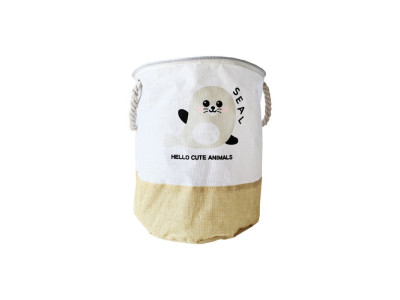 Кошик для іграшок та білизни "Hello cute animals Кіт" MGZ-1006(Gold) 35 х 40 см