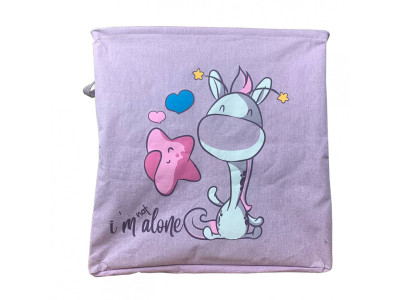 Кошик для іграшок CLR618 бавовна водонепроникна тканина 50 * 40 * 50 см Конячка