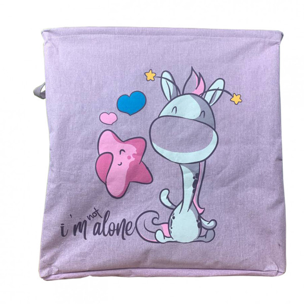 Кошик для іграшок CLR618 бавовна водонепроникна тканина 50 * 40 * 50 см Конячка