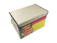 Кошик для зберігання іграшок MR 0625 38 x 24 x 24 см Дівчина в навушниках