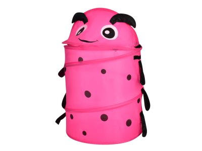 Кошик для іграшок Гусениця Bambi MR 0663-1 висота 68 см Рожевий