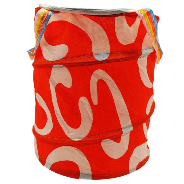 Кошик для іграшок M3732 діаметр 30 см висота 38 см дах-застібка-мол 2 ручки M3732-11