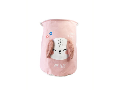 Кошик для іграшок та білизни "Big ears Собачка" MGZ-1009(Pink) 50 х 40 см Кошик для іграшок та білизни "Big ears Собачка" MGZ-1009(Pink) 50 х 40 см