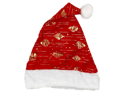 Шапка новорічна "Санта-Клауса" 6241-6-2 з іграшками