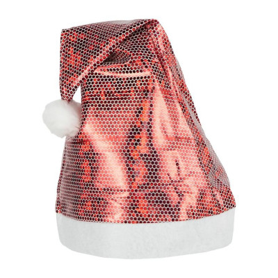 Шапка новорічна "Санта-Клауса" 6241-3-1 блискуча Шапка новорічна "Санта-Клауса" 6241-3-1 блискуча