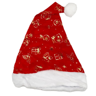 Шапка новорічна "Санта-Клауса" 6241-6-4 з подарунками Шапка новорічна "Санта-Клауса" 6241-6-4 з подарунками