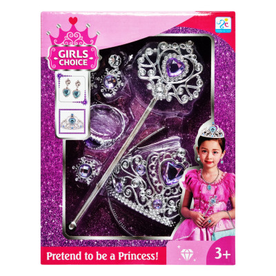 Набір аксесуарів "Маленька принцеса" 599-12(Violet) з чарівною паличкою
