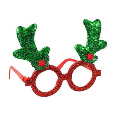 Окуляри новорічні "Ялинка" 2524-SP(Green) розмір 13 см Окуляри новорічні "Ялинка" 2524-SP(Green) розмір 13 см