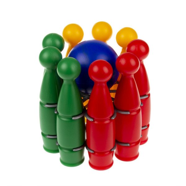 Ігровий набір для боулінгу "Павутинка 9" 1630 кеглі - 9 шт куля