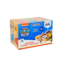 Дитячий набір деревяних кубіків "Paw Patrol" KH20/046 розмір 4 см