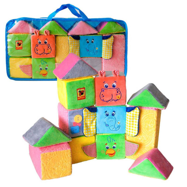 Дитячий м'яконабивний Максіконструктор МС 090602-07 12 елементів