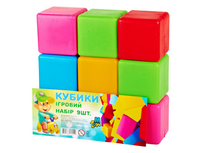 Дитячі кубики. Великі 14066 9 шт. в наборі Дитячі кубики. Великі 14066 9 шт. в наборі