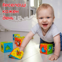 Набір м'яких кубиків "Ферма" МС 090601-02 розмір одного кубика 8х8х8 см