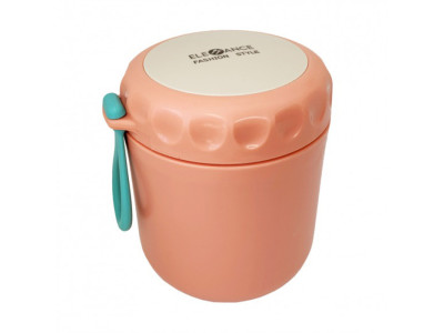 Ланчбокс з ложкою MGZ-0122(Pink) 430 мл
