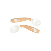 Дитячий набір для годування 6120 (виделочка та ложечка з гнучкою ручкою)
