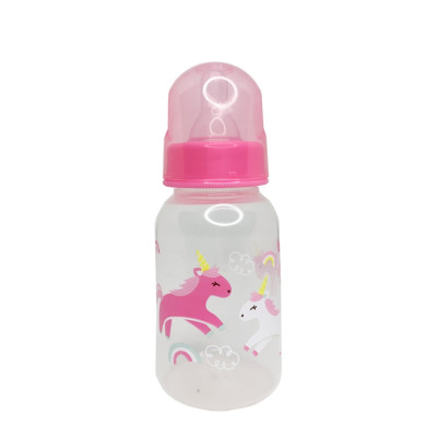 Пляшечка для годування "Єдинороги" MGZ-0204(Pink) 150 мл