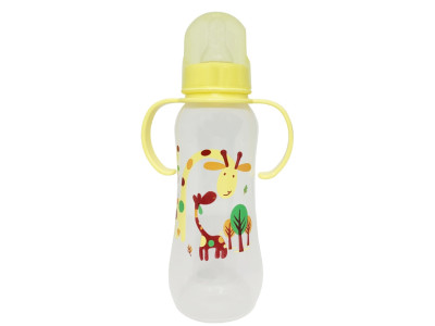 Пляшечка пластикова з ручками MGZ-0207(Yellow) 250 мл
