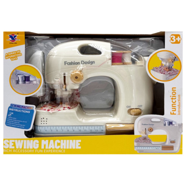 Дитяча побутова техніка "Швейная машинка" XS-25055(White) світлові та звукові ефекти