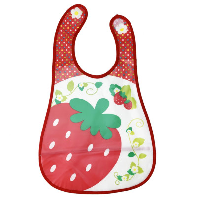 Слинявчик клейончастий "Strawberry" MGZ-0605-6 на липучці Слинявчик клейончастий "Strawberry" MGZ-0605-6 на липучці