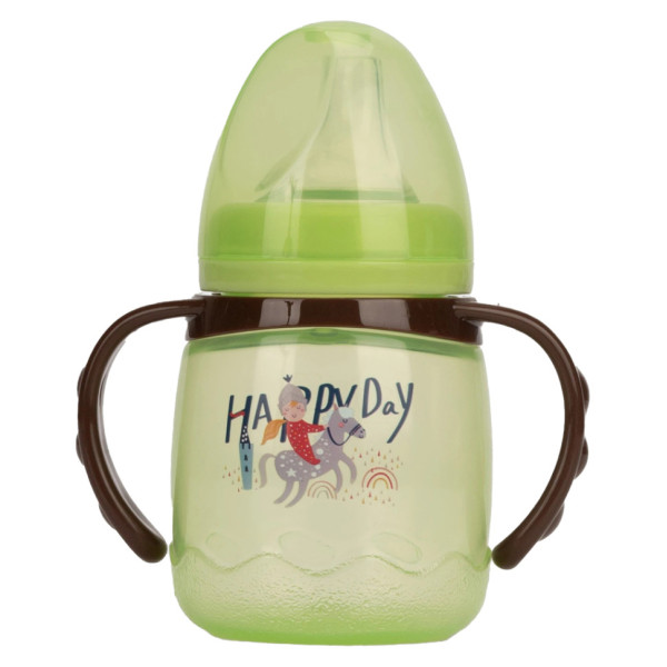 Поїльник з силіконовим носиком MGZ-0314(Green) 180 мл Поїльник з силіконовим носиком MGZ-0314(Green) 180 мл