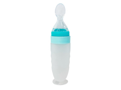 Силіконова ложка-контейнер MGZ-0108(Turquoise) об'єм 90 грам