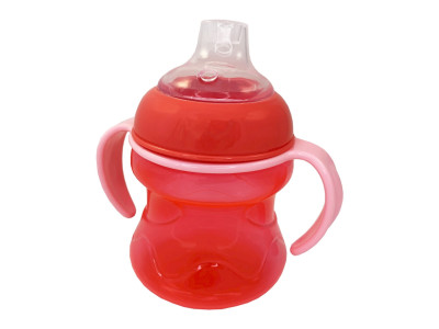 Поїльник з силіконовим носиком MGZ-0304(Pink) 200 мл