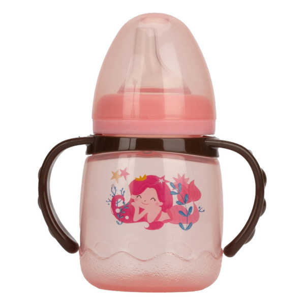 Поїльник з силіконовим носиком MGZ-0314(Pink) 180 мл Поїльник з силіконовим носиком MGZ-0314(Pink) 180 мл