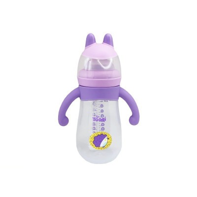 Пляшечка пластикова з силіконовими ручками MGZ-0200(Violet) 260 мл Пляшечка пластикова з силіконовими ручками MGZ-0200(Violet) 260 мл