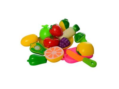 Детский набор продуктов "Апельсин" 2018А-2 овощи на липучке тарелка дощечка нож Детский набор продуктов "Апельсин" 2018А-2 овощи на липучке тарелка дощечка нож