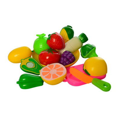 Детский набор продуктов "Апельсин" 2018А-2 овощи на липучке тарелка дощечка нож Детский набор продуктов "Апельсин" 2018А-2 овощи на липучке тарелка дощечка нож