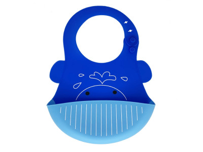 Дитячий слинявчик "Кит" MGZ-0603-6 силіконовий