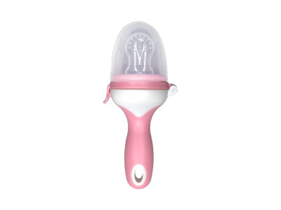 Ніблер для прикорму малюків MGZ-0006(Pink) з ручкою Ніблер для прикорму малюків MGZ-0006(Pink) з ручкою