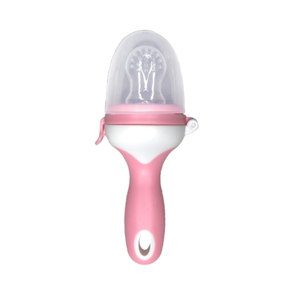 Ніблер для прикорму малюків MGZ-0006(Pink) з ручкою Ніблер для прикорму малюків MGZ-0006(Pink) з ручкою