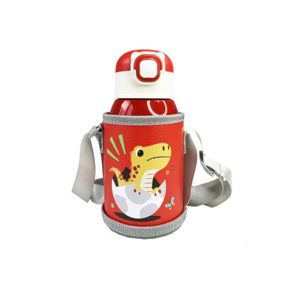 Термос-поїльник із силіконовою трубочкою Діно MGZ-0331 500 мл