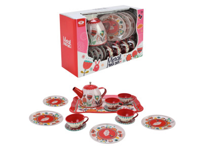 Дитячий набір посуду Tea set 620-C5 метал 14 предметів