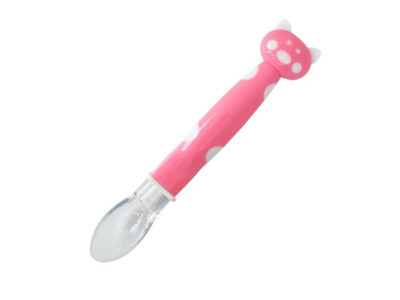 Дитяча силіконова ложка "Хрюшка" MGZ-0114(Pink) Дитяча силіконова ложка "Хрюшка" MGZ-0114(Pink)