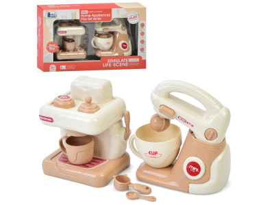 Дитяча побутова техніка "Міксер-Кавоварка" E02 механічний обертовий віночок