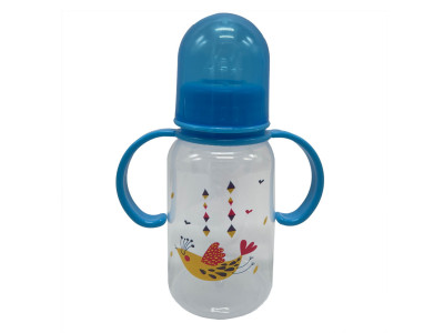 Пляшечка для годування з ручками MGZ-0205(Blue) 150 мл