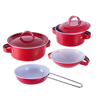 Дитячий набір посуду "Kitchenware" 620-B5(Red) каструля пательня
