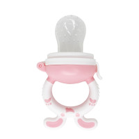 Ніблер для прикорму немовлят "Кролик" MGZ-0008 (Pink) харчовий силікон