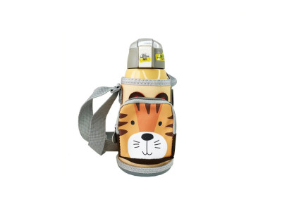 Дитячий термос-поїльник "Тигр" MGZ-0324(Yellow) з індикатором температури 550 мл