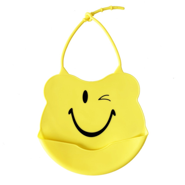 Дитячий слинявчик Міні MGZ-0604(Yellow) силіконовий Дитячий слинявчик Міні MGZ-0604(Yellow) силіконовий