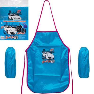 Фартух дитячий з нарукавниками для хлопчиків CR5520(Blue) 54х37 см (80433) Фартух дитячий з нарукавниками для хлопчиків CR5520(Blue) 54х37 см (80433)