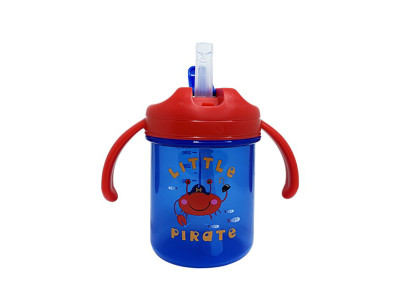 Дитячий поїльник з трубочкою "Little pirate" MGZ-0335 (Red) 280 мл Дитячий поїльник з трубочкою "Little pirate" MGZ-0335 (Red) 280 мл