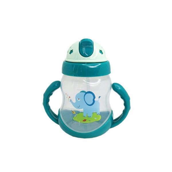 Пляшечка пластикова з ручками MGZ-0322(Green) 250 мл Пляшечка пластикова з ручками MGZ-0322(Green) 250 мл