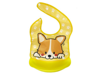 Дитячий слинявчик Трактор MGZ-0602(Orange Dog) зі знімною кишенею