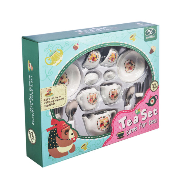 Дитячий набір посуду Tea set 868-E6-3 порцеляна 17 предметів