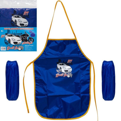 Фартух дитячий з нарукавниками для хлопчиків CR5520(Dark-Blue) 54х37 см (80433) Фартух дитячий з нарукавниками для хлопчиків CR5520(Dark-Blue) 54х37 см (80433)