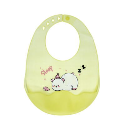 Дитячий силіконовий слюнявчик MGZ-0618-5 на застібці