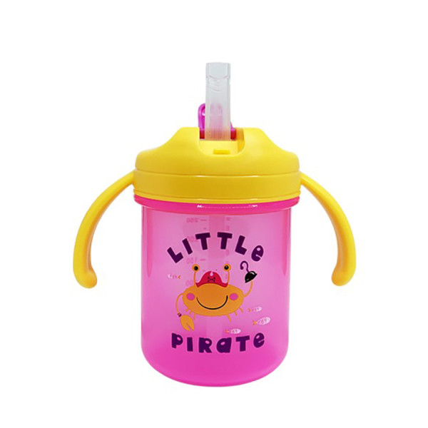 Дитячий поїльник з трубочкою "Little pirate" MGZ-0335(Yellow) 280 мл